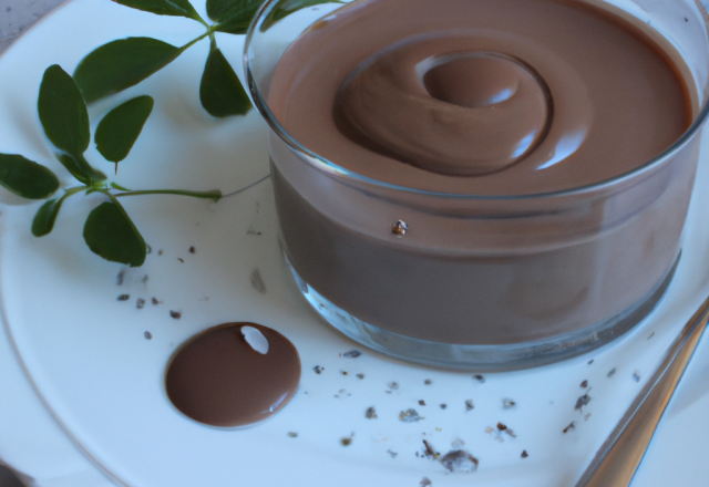 Mousse au chocolat légère pour le dessert