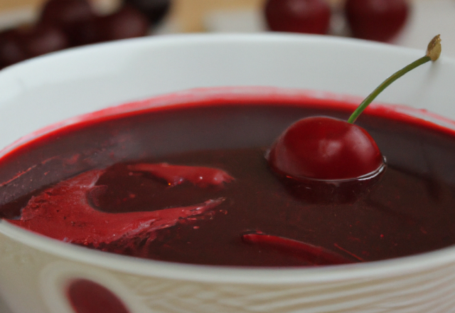 Soupe de cerises