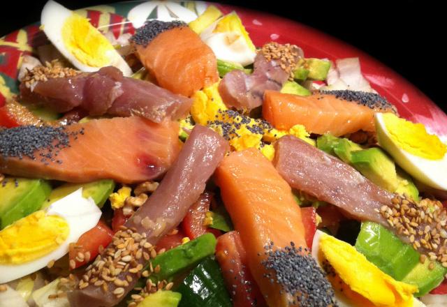 Sashimi Salad ! Faites le plein d'Omegas 3 !