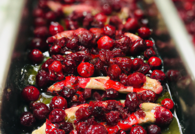 Pintade aux cranberries