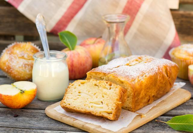 Les recettes faciles de gâteaux au yaourt aux pommes