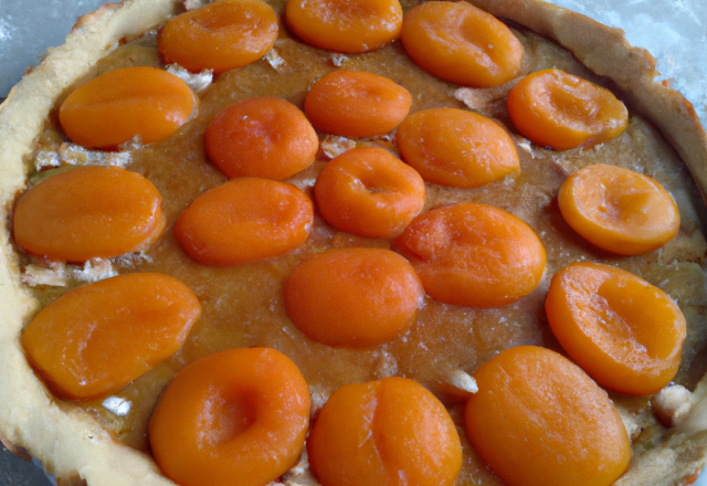 Tarte aux abricots et aux calissons