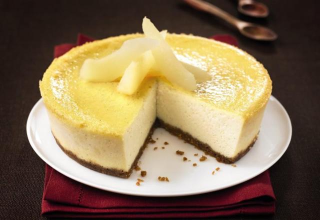 Cheese-cake à la poire