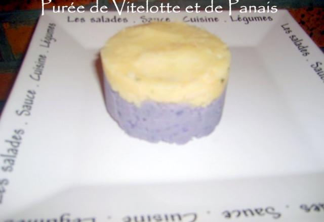 Purée de vitelotte et panais