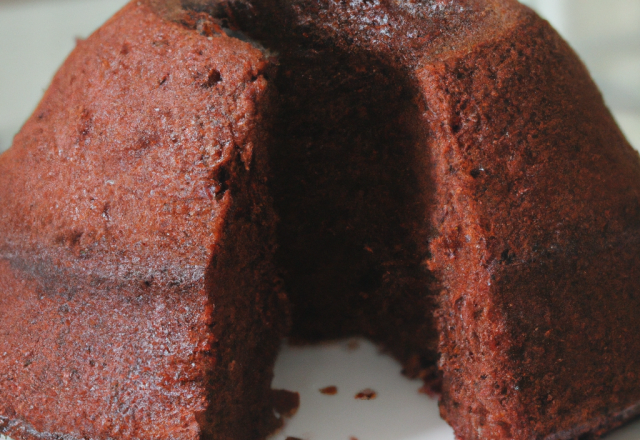 Gâteau au chocolat délicieux et bon marché