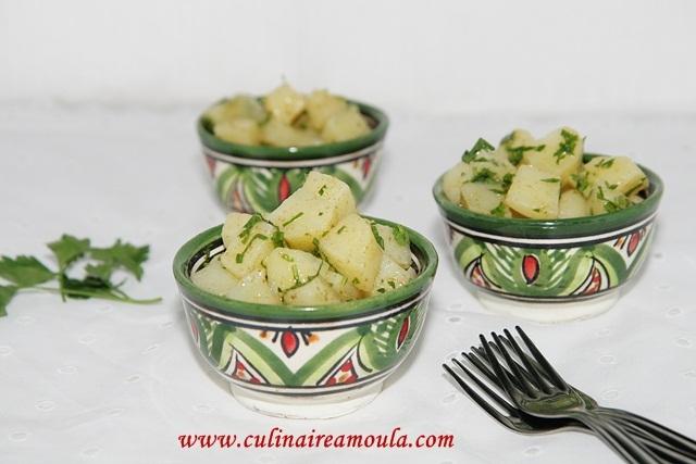 Salade de pommes de terre à la marocaine