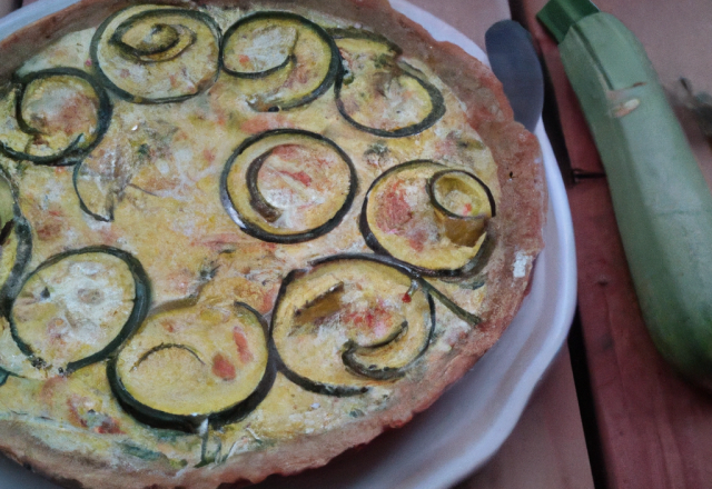 Tarte courgette surimi