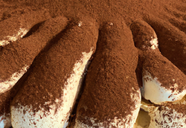 Tiramisu façon Mont Blanc