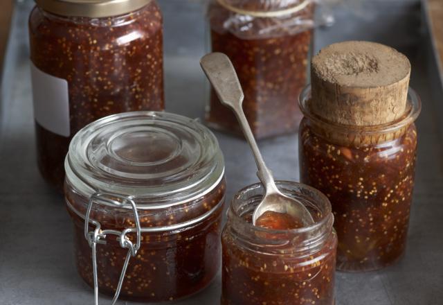 Confiture de figues à l'orange