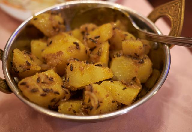 Recette indienne végétarienne Jeera Aloo