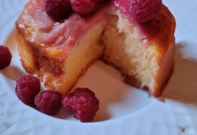 Cake à la framboise moelleux