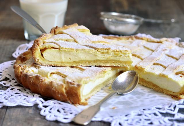 Crostata di ricotta ou tarte à la ricotta