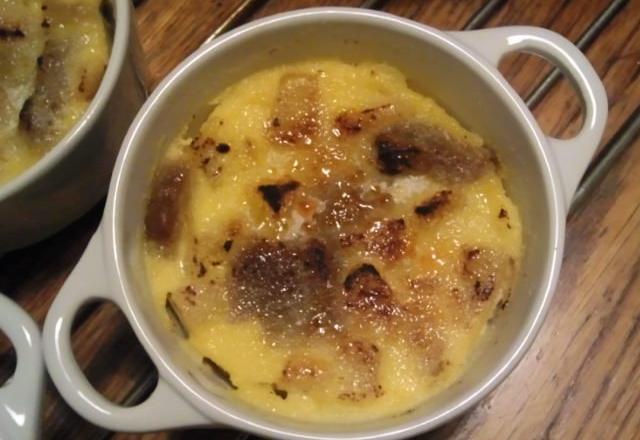 Crème brûlée aux pommes et aux speculoos