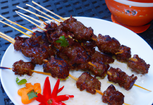 Brochettes de bœuf à la vietnamienne