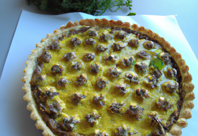 Tarte à la moutarde économique