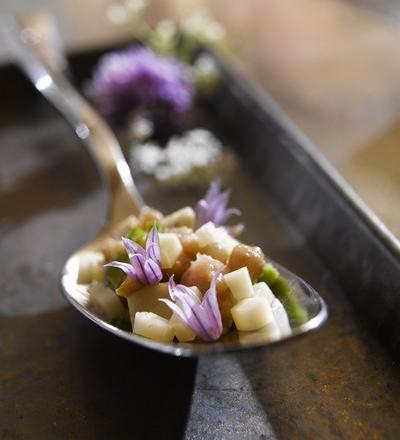 Tartare de veau à la tomme de Savoie