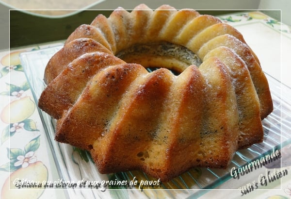 Gâteau au citron et aux graines de pavot