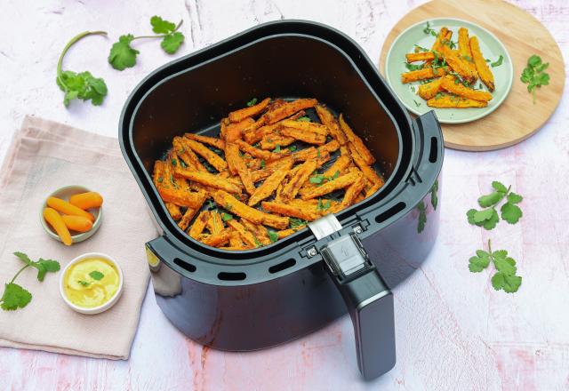 Frites de carottes au Air fryer : la bonne idée de recette à faire pour changer des pommes de terre