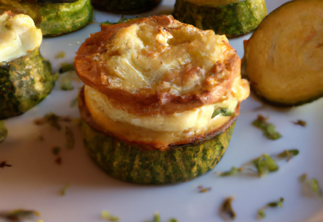 Mini-cake de courgettes au chèvre