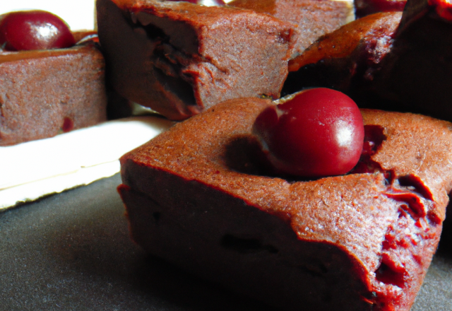 Brownies originaux aux cerises