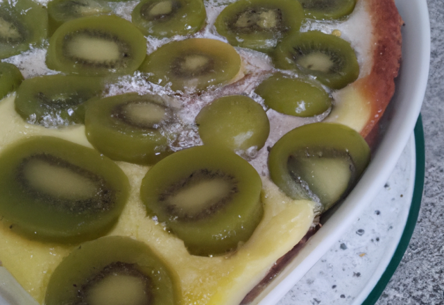 Clafoutis au kiwi