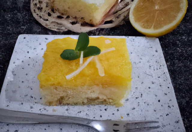 Gâteau de riz citron-angélique