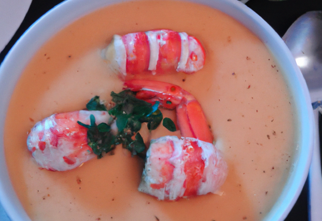 Bisque de homard au thermomix maison