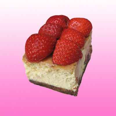 Cheesecake aux fraises et chocolat blanc