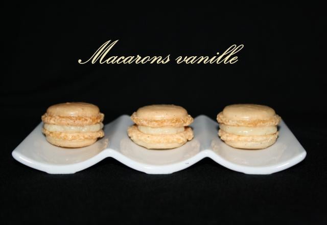 Macarons à la vanille