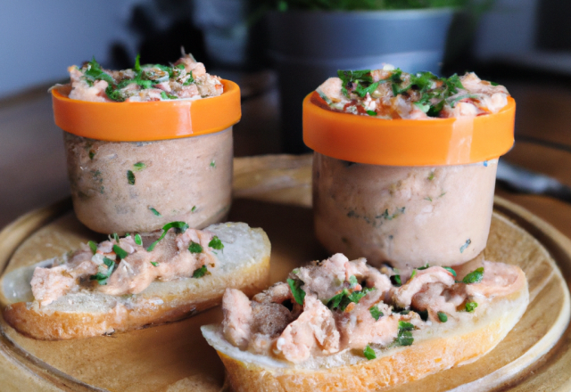 Rillettes de saumon facile et rapides