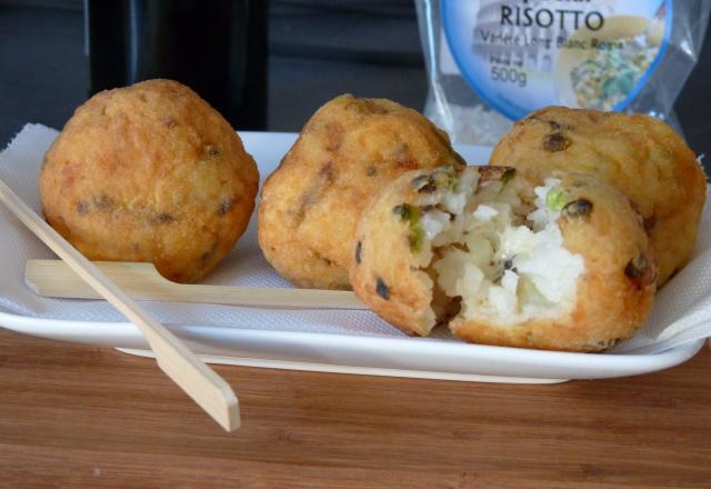 Boulettes de riz façon Arancini