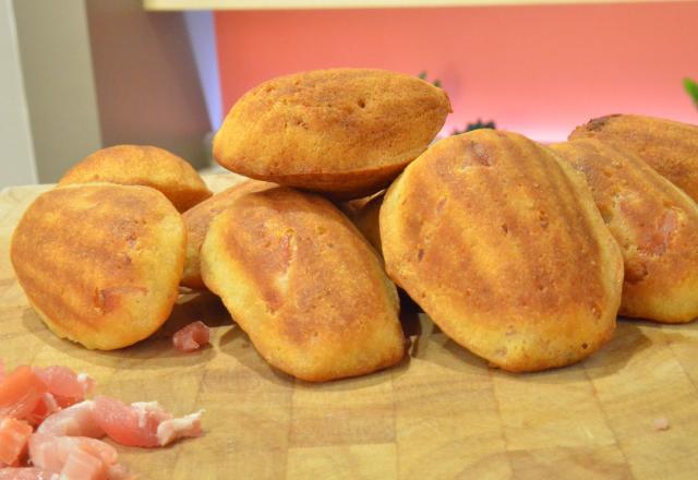 Madeleines aux lardons