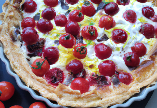 Tarte au thon-cerise