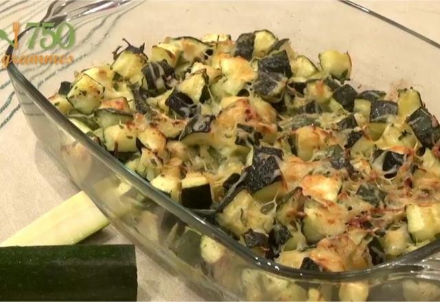 Gratin de courgettes à l'ail