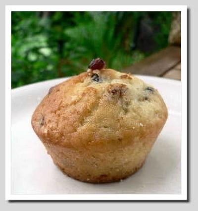 Muffins coco-cranberries