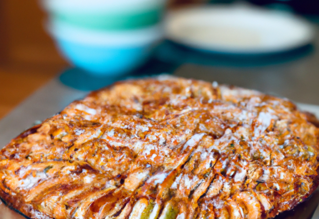 Tarte aux pommes parfaite pour un dessert léger