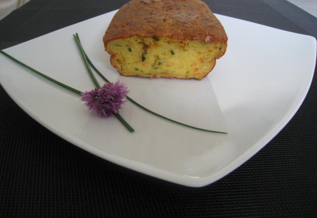 Cake saumon et ciboulette