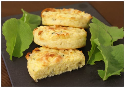 Galettes moelleuses de courgettes au chèvre