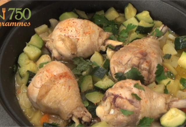 Tajine de poulet aux légumes