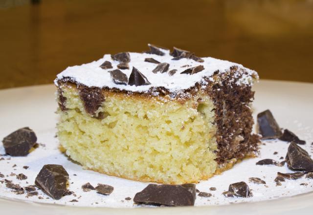 Gâteau au yaourt choco coco de lili