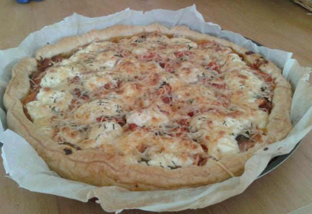 Tarte Thon-Tomates-Moutarde