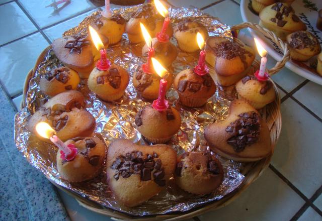 Muffins aux cœur fondant