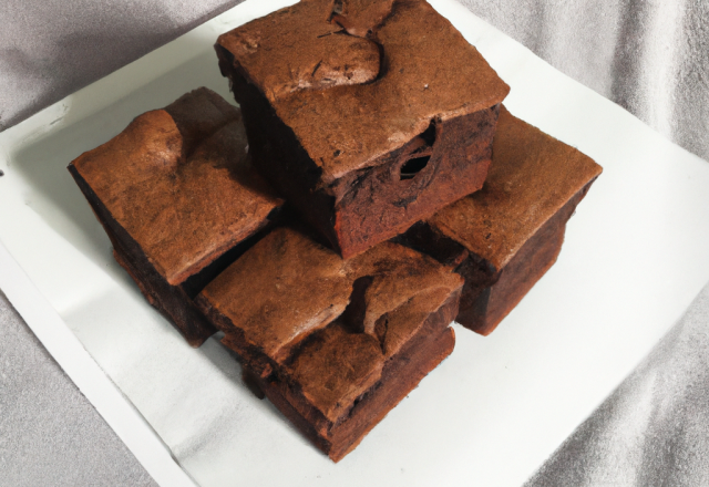 Petit cake, type brownies, complètement light