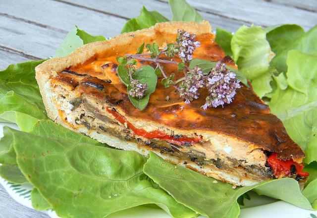 Tarte estivale aux légumes grillés