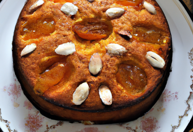 Cake abricots et noisettes avec touche de miel