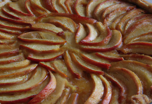 Tarte aux pommes gourmande