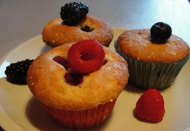 Muffins fruits rouges