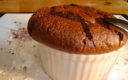 Soufflé gourmand au chocolat