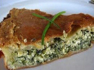 Tourte aux épinards et à la Féta