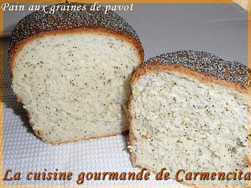 Pain aux graines de pavot classique